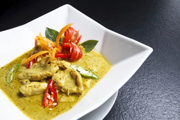 beef or chicken green curry