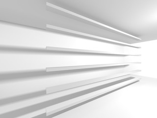 White Architecture Construction Modern Interior Background