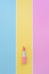 close up of color lipsticks for background
