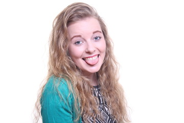 Naklejka premium Caucasian woman