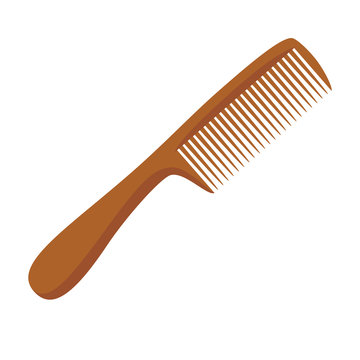 recommend clip art: Hair comb vector illustration