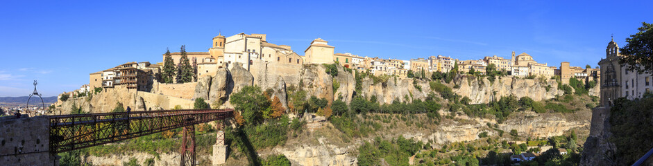 Fototapeta na wymiar Cuenca, a town in Castilla la Mancha, in Spain Europe