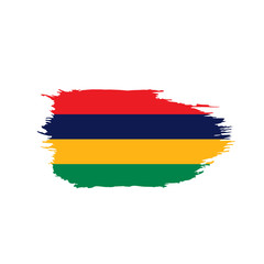 Mauritius flag, vector illustration
