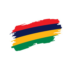 Mauritius flag, vector illustration
