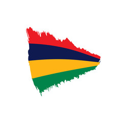 Mauritius flag, vector illustration
