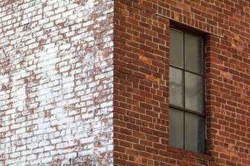 Contrasting Textured Brick Walls Background