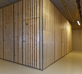 Compartments at a cellar