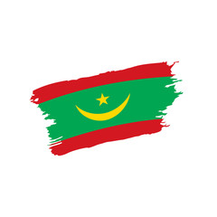 Mauritania flag, vector illustration