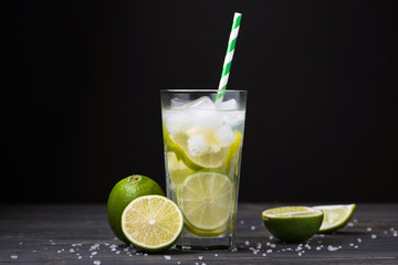 fresh summer alcohol caipirinha