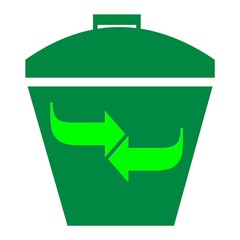 recycle, clear icon and office icon