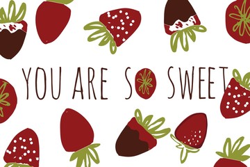 Compliment set..Modern calligraphic style.hand lettering and custom typography for your design