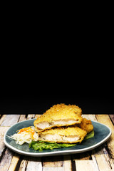 Handmade Japanese fried chicken ready to eat