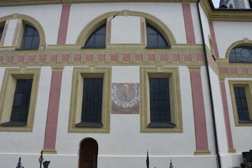 Ranggen, Pfarrkirche, Katholisch, Turm, Turmuhr, Ziffernblatt, Mittelalter, Zeiger, Stundenzeiger,...