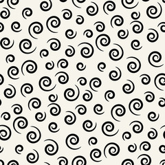 memphis style spiral seamless pattern