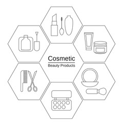 Beauty and makeup Infographics