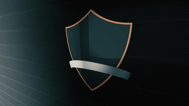 Security icon animation in PNG format with ALPHA transparency channel. 4K.