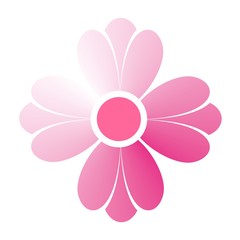 floral, nature and pink flower icon