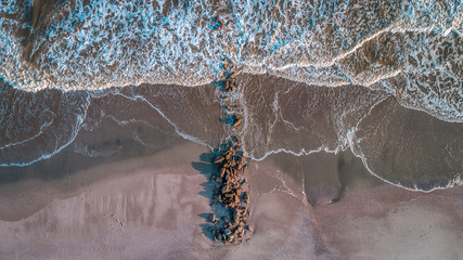 Folly Beach z lotu ptaka