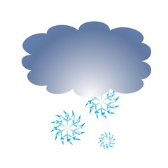 could, winter and snow falling icon