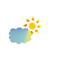 nature, cloud and summer icon