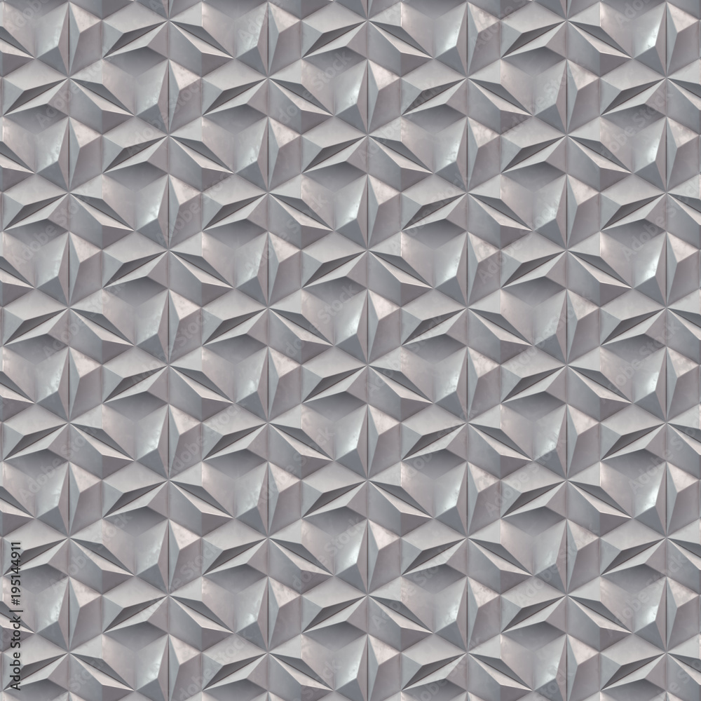 Aufkleber White abstract concrete surface pattern. 3d rendering