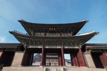 Gyeongbokgung Palace, one of the beautiful palace in South Korea.