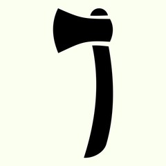 axe, tool, ax and symbol icon