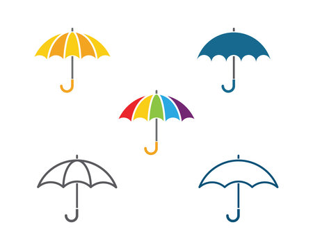 umbrella icon vector illustration