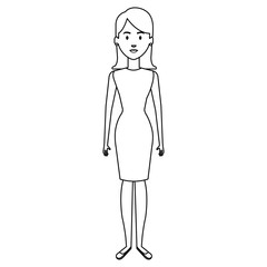 successful businesswoman avatar character vector illustration design