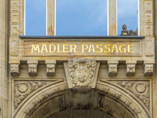 sign maedler passage in Leipzig