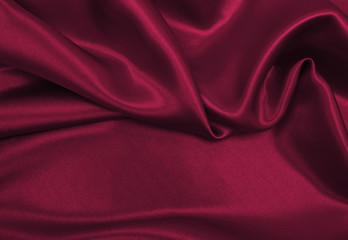 Fototapeta na wymiar Smooth elegant pink silk or satin luxury cloth texture as abstract background. Luxurious background design