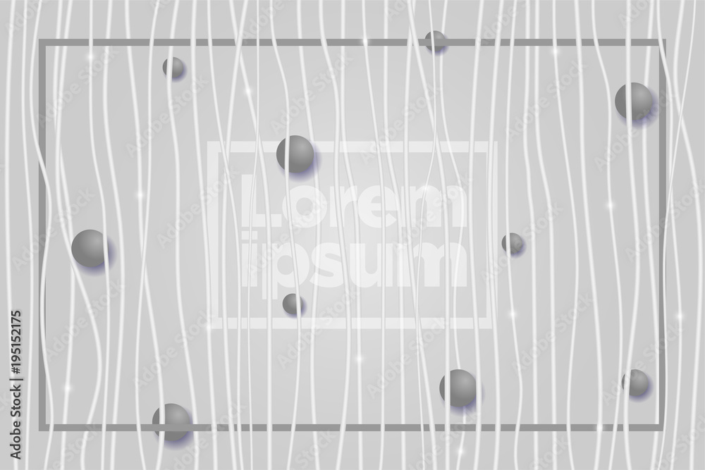 Poster color background with vertical line stripe pattern and luxury circle. vector abstract background