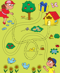 Maze game for children