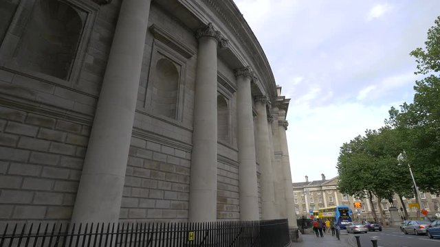 Pilasters on a big building