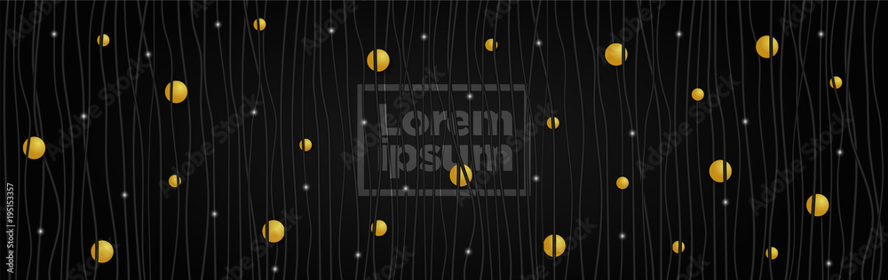 Poster color background with vertical line stripe pattern and luxury circle. vector abstract background