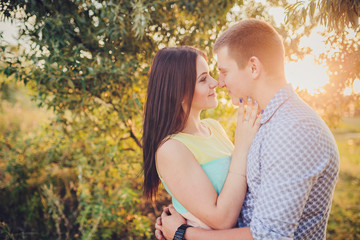 Fototapeta premium young couple in love