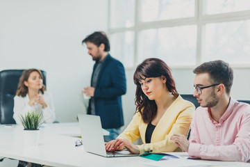 Colleagues at office