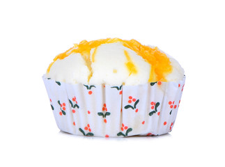 mini thai cupcake isolated on white background
