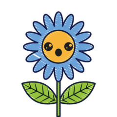cute kawaii surprise flower decoration cartoon