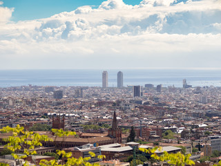 Barcelona from the Distance