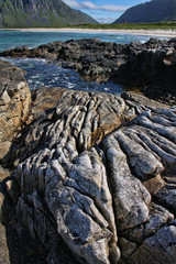 The beauty of the untouched seashore, Norway