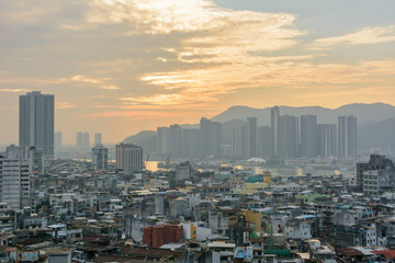 Aerial view of Macau. Macao, China