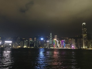Fototapeta na wymiar Hong Kong Lighting -Soli Lighting