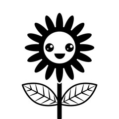 cute kawaii flower decoration cartoon