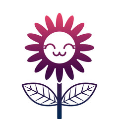 cute kawaii flower decoration cartoon