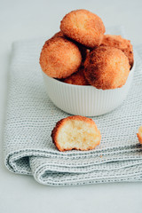 Homemade Baked Coconut Macaroons.