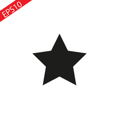 Fototapeta premium Black star - vector icon