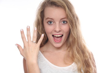 Fototapeta premium Caucasian woman