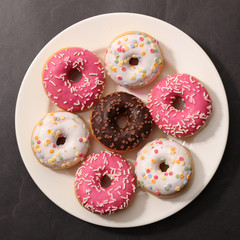 assorted glazed donut