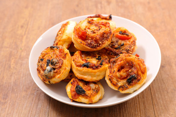 assorted pizza roll, appetizer